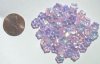 50 3x8mm Alexandrite AB Cupped Flowers